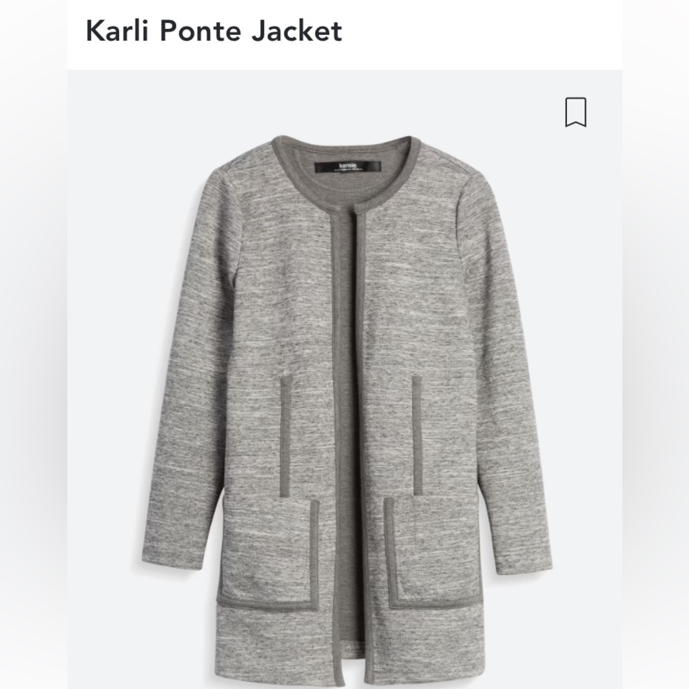 Kensie Karli Ponte Jacket